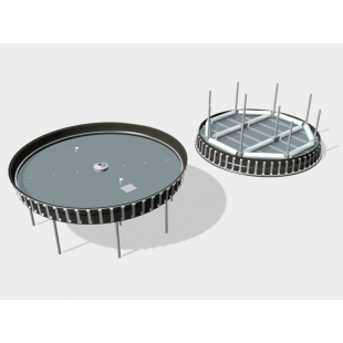 Понтон алюминиевый для резервуара (емкости)